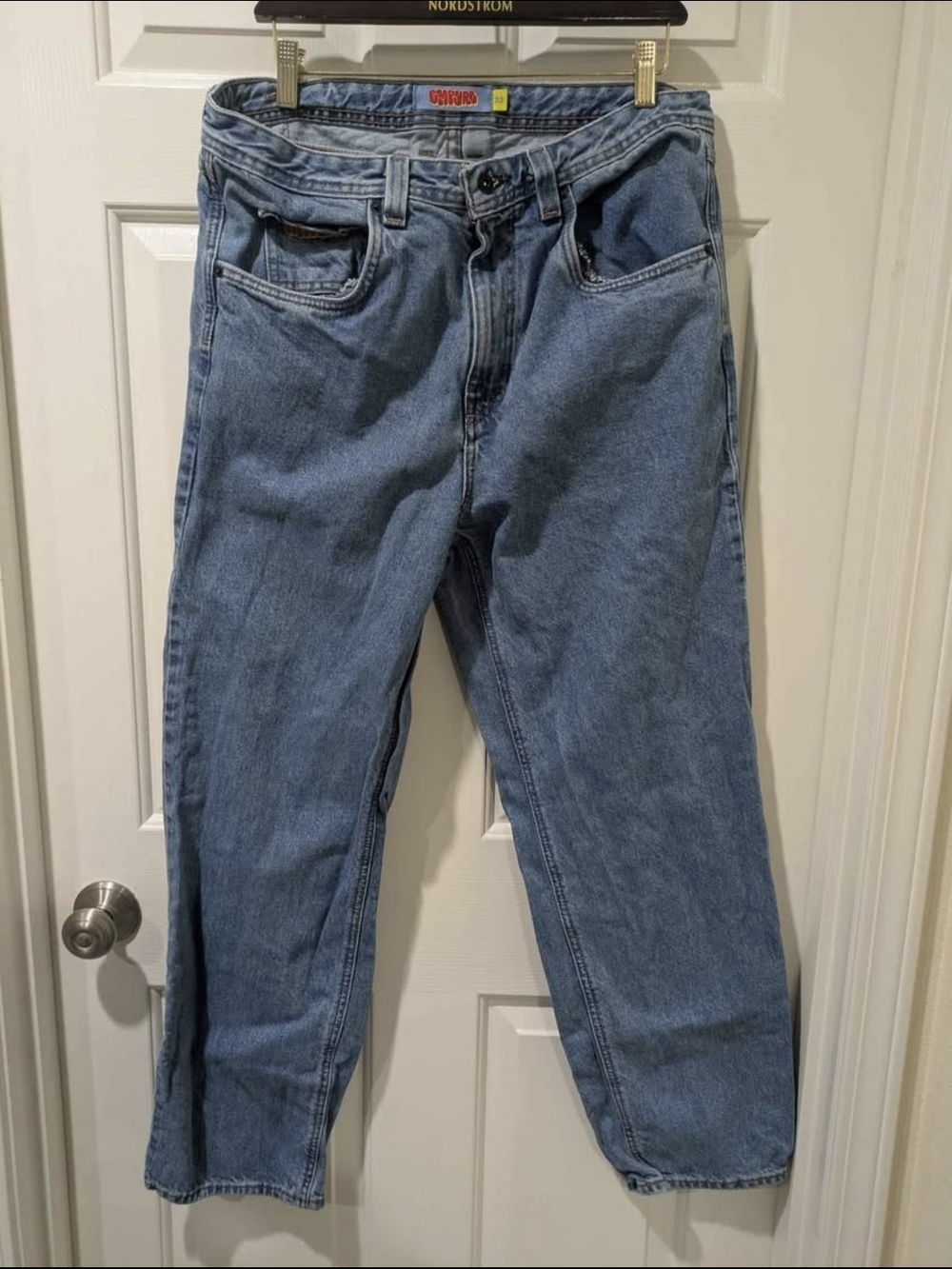 Empyre Relax Fit Baggy Light Wash Skate Jeans Pants Size 33" Streetwear